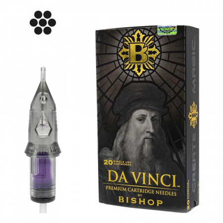 Bishop Da Vinci V2 Cartridges - Round Liners - Box of 20