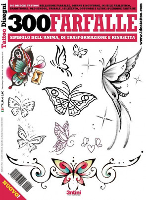 3ntini - Tattoo Flash Drawings ''300 Farfalle''