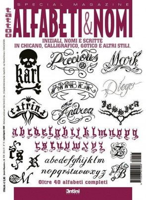 3ntini - Tattoo Flash Drawings ''Alfabeti & Nomi''
