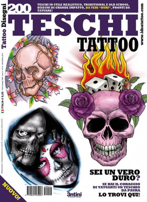 3ntini - Tattoo Flash Drawings ''200 Teschi Tattoo''