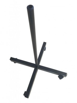 Rolling Stand For Magnifying Lamp - Black