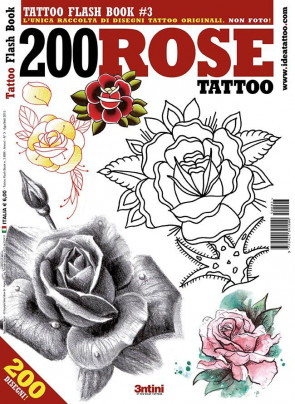 3ntini - Tattoo Flash Drawings ''200 Rose Tattoos''
