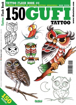3ntini - Tattoo Flash Drawings ''150 Gufi''