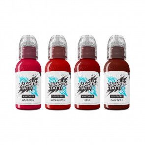 World Famous Limitless - Shades of Red Set - 4 x 30 ml / 1 oz