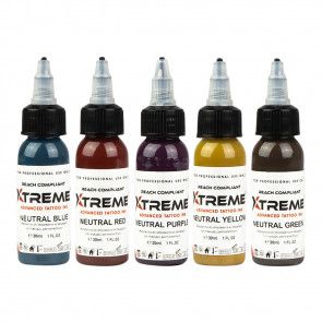 Xtreme Ink - Neutral Colour Set - 5 x 30 ml / 1 oz